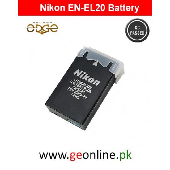 Nikon EN-EL20 Rechargeable Li-ion Battery AW1 J1 J2 J3 S1 V3 P950 P1000 Camera