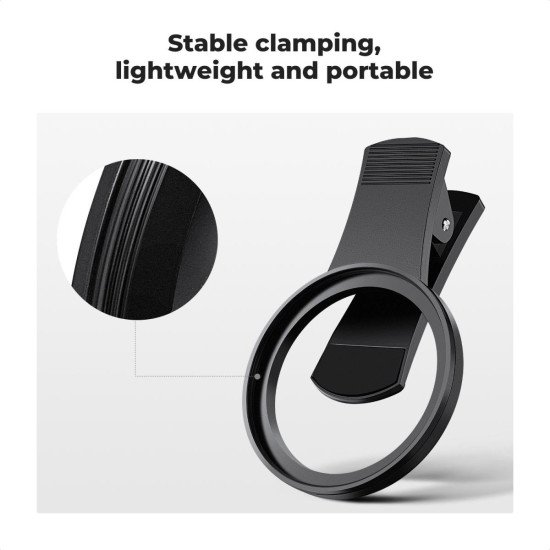 K&F 52mm ND2-ND400 Filter Kit with Smartphone Holder & Cleaning Cloth (KF01.2639)