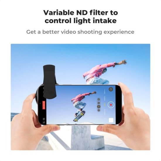 K&F 52mm ND2-ND400 Filter Kit with Smartphone Holder & Cleaning Cloth (KF01.2639)