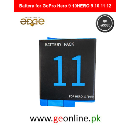 GoPro Hero 9/10/11/12 Battery | Rechargeable Replacement GoPro Hero 9/10/11/12 Battery | Rechargeable Replacement