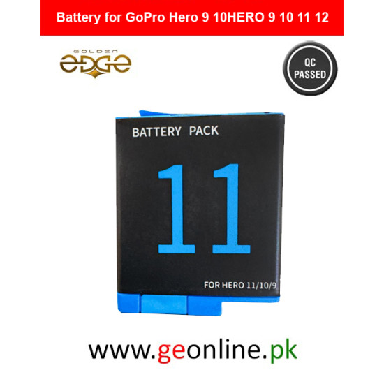 Battery for GoPro Hero 9 10HERO 9 10 11 12 Black Edition, Rechargeable Replacement Batteries for Original Go Pro 9 GoPro9 Action Camera