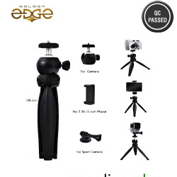 JMARY MT-20 - Table Top Mini Portable Fold-able Tripod Stand for Mobile Phones and DSLR & Digital Cameras With Mobile Holder JMARY MT-20 - Table Top Mini Portable Fold-able Tripod Stand for Mobile Phones and DSLR & Digital Cameras With Mobile Holder
