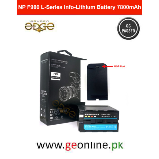 NP F980 L-Series Info-Lithium Battery 7800mAh NP F980 L-Series Info-Lithium Battery 7800mAh