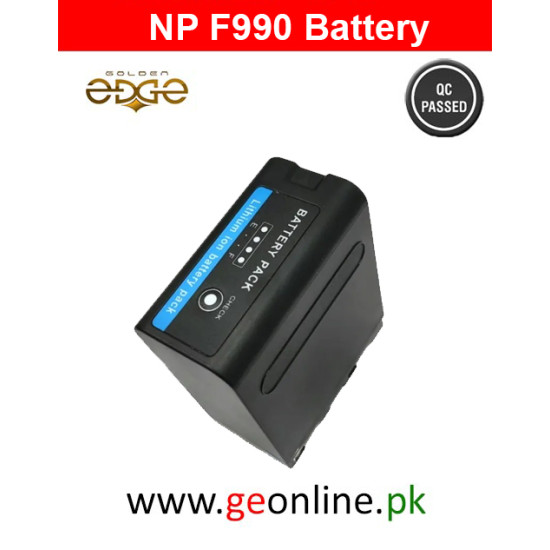 NP F990 L-Series Info-Lithium Battery Pack for Sony Cameras LED Light NP-990 High Capacity