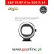 K&F Concept Canon EF/EF-S to EOS R Auto Focus Lens Adapter (KF06.467)
