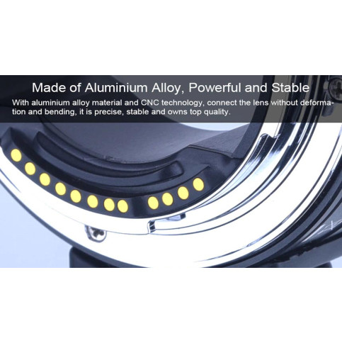 Commlite CM-EF-EOS R Auto Focus Lens Mount Adapter – Canon EF / EF-S Lens to Canon EOS R RF Mount