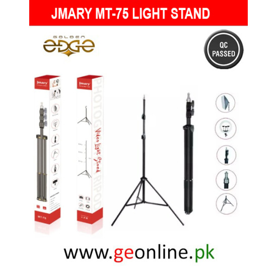 Jmary MT-75 Light Tripod Stand for Softbox Ring Lights and Mobile Phones