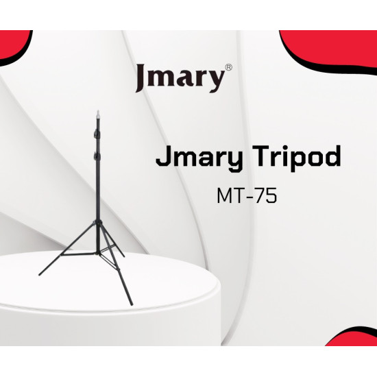 Jmary MT-75 Light Tripod Stand for Softbox Ring Lights and Mobile Phones