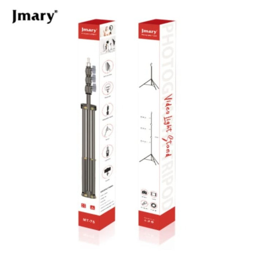 Jmary MT-75 Light Tripod Stand for Softbox Ring Lights and Mobile Phones