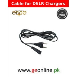 2 Pin Power Cord Cable for DSLR & Camera Charger Adapters
