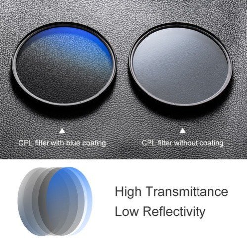 K&F 49mm Blue Coated CPL Filter (KF01.1434)