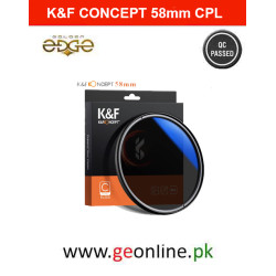 K&F CONCEPT 58mm Ultra Slim CPL Filter Optics Multi Coated MC Circular Polarizering Polarized Filter