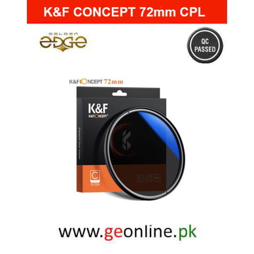 KF CONCEPT 72mm Ultra Slim CPL Filter Optics Multi Coated MC Circular Polarizering Polarized Filter