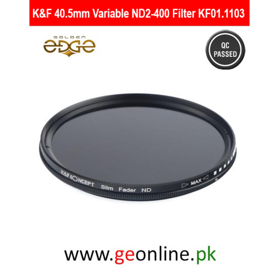 K&F 40.5mm Variable ND2-400 Filter | KF01.1103