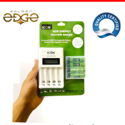 Buy Icon AA AAA Battery Charger with 2700mAh Rechargeable Cells | Best Price in Pakistan Buy Icon AA AAA Battery Charger with 2700mAh Rechargeable Cells | Best Price in Pakistan