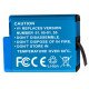 AHDBT-801 Replacement Battery for GoPro HERO 5, 6, 7 & 8 (1260mAh)