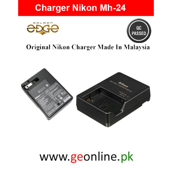 Original Lot Charger Made In Malaysia Charger Nikon Mh-24 For Nikon En-El14 D3400 D5500 D5300 D5600 MH24 MH 24