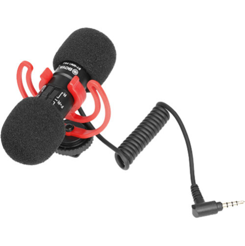 2 Years Warranty - BOYA Dual-Capsule Condenser Microphone by-MM1 PRO 