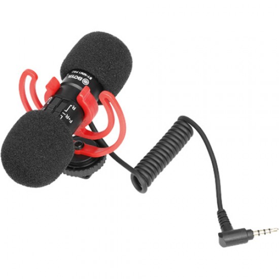 2 Years Warranty - BOYA Dual-Capsule Condenser Microphone by-MM1 PRO 