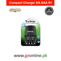 Compact Charger AA AAA 9V Dual Channel 4 Cell Charger