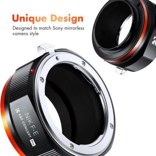 K&F Lens Adapter NIK to NEX K&F PRO (AI) KF06.436 K&F Lens Adapter NIK to NEX K&F PRO (AI) KF06.436