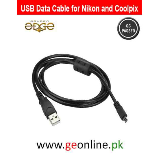 USB Data Cable for Nikon Digital Camera SLR and Coolpix Cameras USB Data Cable for Nikon Digital Camera SLR and Coolpix Cameras