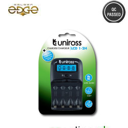 UNIROSS UCU005 ULTRA FAST LCD CHARGER AA AAA Auto Cut All Cells 1 by 1 UNIROSS UCU005 ULTRA FAST LCD CHARGER AA AAA Auto Cut All Cells 1 by 1