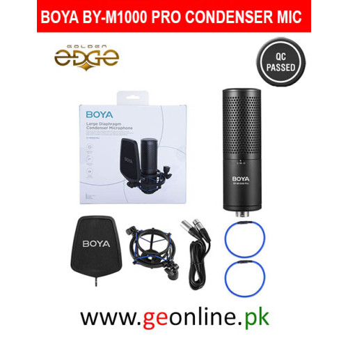 BOYA BY-M1000 Pro Condenser Microphone With 3 Year Warranty