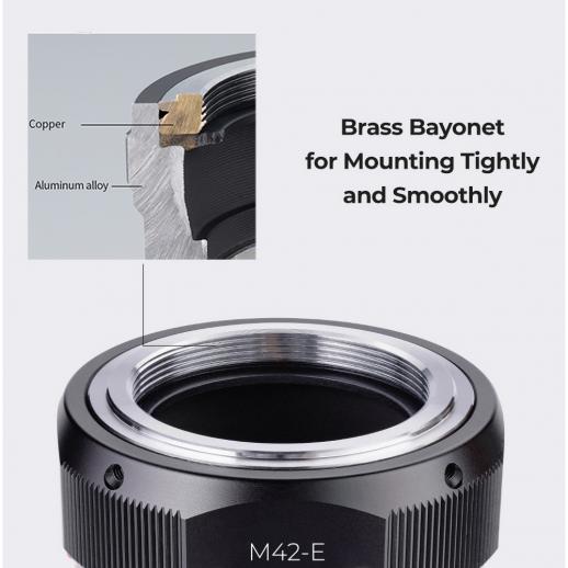 K&F Lens Adapter M42 to E Mount NEX K&F PRO KF06.435
