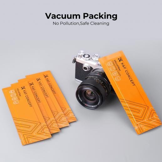 K&F Concept Microfiber Cleaning Cloth 20 PCS – Lens, Camera, Screen & Glasses Cleaner
