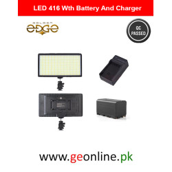 416 LED Video Light with Battery & Charger DSLR 416 LED Video Light with Battery & Charger DSLR