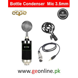Bottle Condenser Microphone Mic m Shock Mount for Studio Recording & Broadcasting Live steaming Gaming