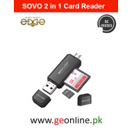 SOVO 2 In1 USB Micro-USB USB 2.0 Memory Card Reader Writer OTG Adapter SD TF Super Speed