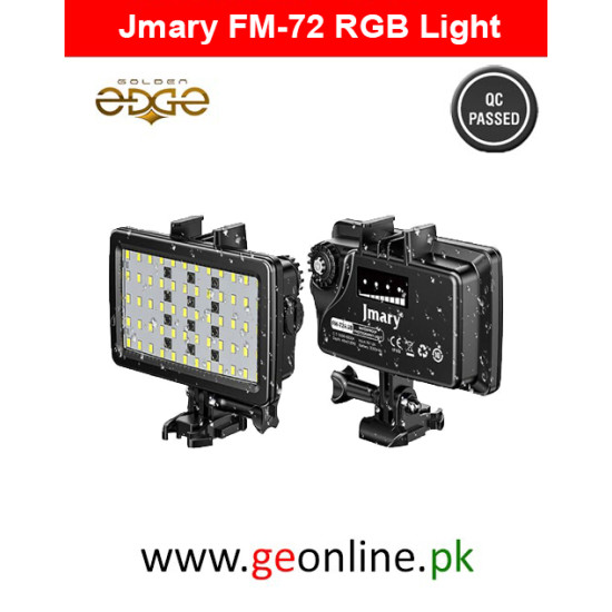 Jmary FM-72 RGB Light Waterproof LED RGB Light 5000-6000K Colour 