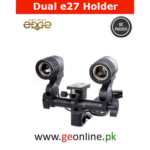 Dual E27 Continues Lighting Bulb Holder Umbrella Bracket Dual E27 Continues Lighting Bulb Holder Umbrella Bracket