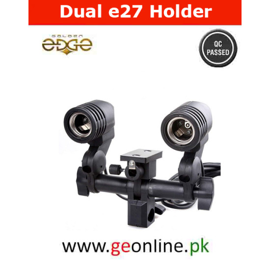 Dual E27 Continues Lighting Bulb Holder Umbrella Bracket Dual E27 Continues Lighting Bulb Holder Umbrella Bracket