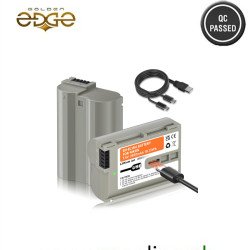 Kaster EN-EL15, EN-EL15a, EN-EL15b, EN-EL15c Battery Pack USB-C Charging for Nikon Cameras