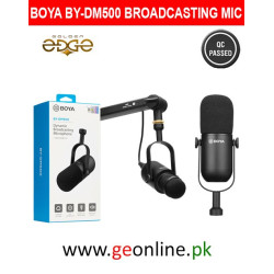 3 Years Warranty - BOYA BY-DM500 Dynamic XLR Podcast Microphone
