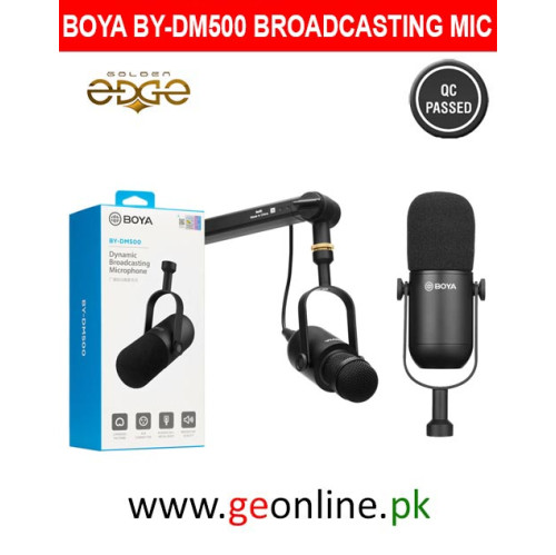 3 Years Warranty - BOYA BY-DM500 Dynamic XLR Podcast Microphone 3 Years Warranty - BOYA BY-DM500 Dynamic XLR Podcast Microphone