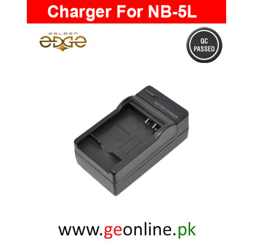 Charger for Canon NB-5L Rechargeable Li-ion Battery – Compatible with PowerShot SD1400, SD1100, SD1000