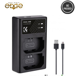 K&F Sony FZ100 Dual Charger Type c Charging Port | KF28.0010 K&F Sony FZ100 Dual Charger Type c Charging Port | KF28.0010