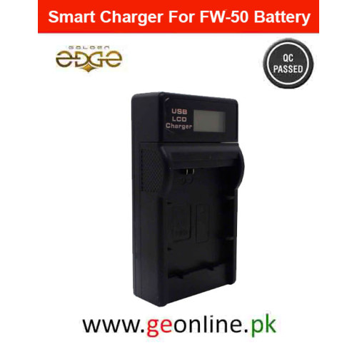 Smart LCD USB Single Charger For FW-50 Battery