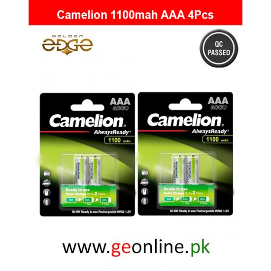 Battery AAA Camelion 1100mAh 4 Cell Pack
