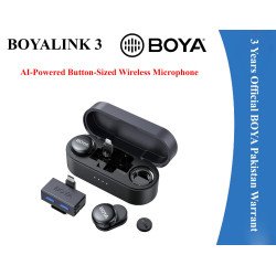 3 Years Warranty - BOYA BOYALINK 3 AI-Powered Wireless Microphone System