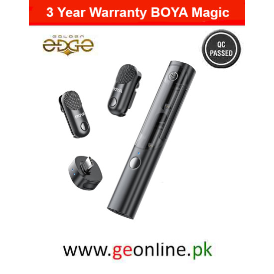 3 Year Warranty Boya Wireless Magic Mic 03 Reliable Wireless Microphone for Content Creators 3 Year Warranty Boya Wireless Magic Mic 03 Reliable Wireless Microphone for Content Creators