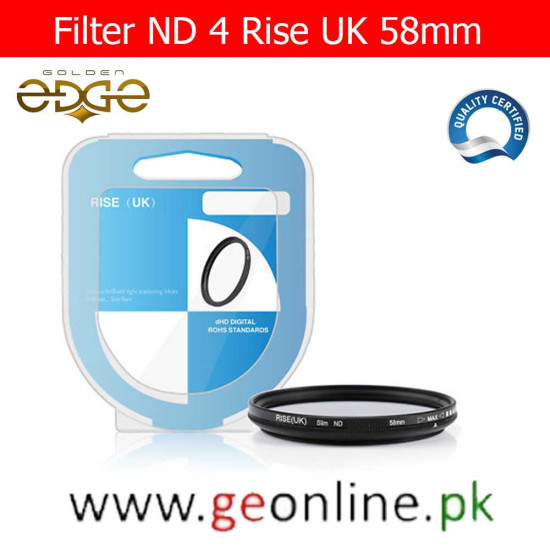 Filter ND 4 Rise UK 58mm
