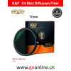 K&F Concept Black Diffusion 82mm 1/4 Mist Diffusion Filter 1/4 Filter Mist Cinematic Effect Filter with 28 Multi-Layer Coatings Waterproof/Scratch Resistant for Video/Vlog/Portrait Photography
