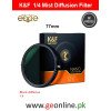 K&F Concept Black Diffusion 77mm 1/4 Mist Diffusion Filter 1/4 Filter Mist Cinematic Effect Filter with 28 Multi-Layer Coatings Waterproof/Scratch Resistant for Video/Vlog/Portrait Photography