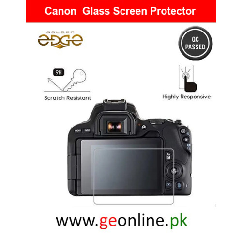 Canon 200D / 250D / 200D Mark II Tempered Glass Screen Protector Canon 200D / 250D / 200D Mark II Tempered Glass Screen Protector