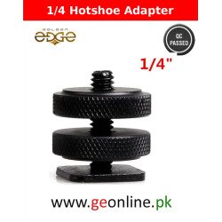 Hot Shoe To 1/4 Tripod Mount Adapter